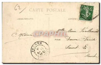 Montreuil-sur-Mer — Torre della Regina Berthe — Lib. Fortaine-Segret — Verso