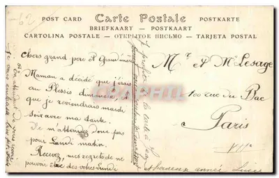 Montreuil-sur-Mer — Cappella dell'Hotel-Dieu, la Sedia — ND Phot. — Verso