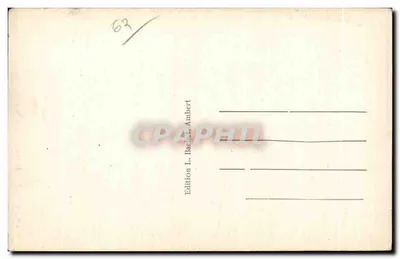 Ambert – Boulevard Sully e Place Saint-Jean, vistos do Campanário — Verso