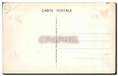 Panorama sobre St-Nectaire-le-Haut, Murols e a Cadeia dos Monts-Dore — G. D'O. 1678 — Verso