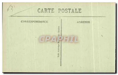 St-Nectaire-Thermal — Widok z hoteli stacjonarnych — Hotel Roman Baths — Wydawca: Galeries Mécaniques - Issoire — Rewers