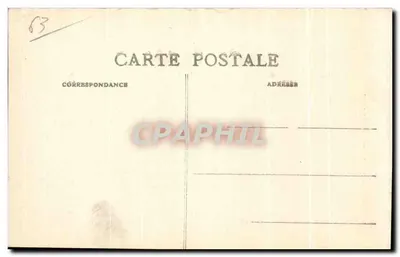 O Castelo da Água em Riom — A Auvergne Pittoresca — editor 2816 — Verso