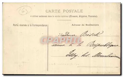 Royat — La Source Eugénie — L'Auvergne illustrée, n° 930 — Rewers