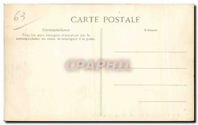 Royat-les-Bains — Ogólny widok stacji — W.C.D. n°1813 — Rewers