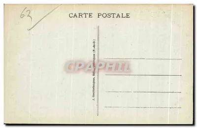 Velho Royat e Puy de Dôme — Vista geral — J. Gouttefangeau, Olliergues (P.-de-D.) — Verso