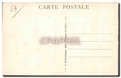 Royat - Terrasse do Casino — G. d'O. - n° 466 — Verso