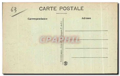 Stare Royat — Ogólny widok — G. d'O. — Rewers