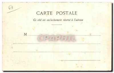 Royat - Stara Katedra — widok z ulicy Écu — Lab. Bougé-Beaï, 21, ulica Écu, Clermont-Ferrand — Rewers