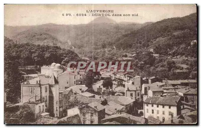 Durtol no seu ninho — A Auvergne — editor G D'O. n° 6024