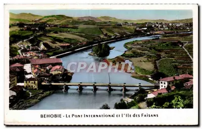 Behobie - Il Ponte Internazionale e l'Isola dei Faisan