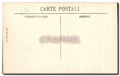 Clermont-en-Argonne — após o bombardeio — Visé Paris n° 416 — Verso