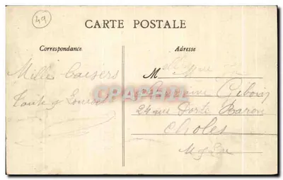 Champceaux (M.-et-L.) — Panorama della Loira — editore J. Bucquet — Verso