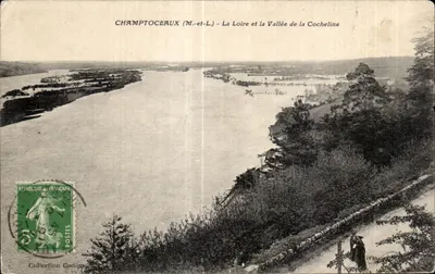 Champtoceaux (M.-et-L.) - A Loire e a Valeira da Cocheline — Coleção Godin
