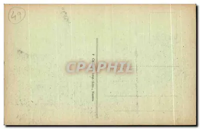 Champceaux (M.-et-L) — Estrada da Corniche - Descida — 3º milha — F. Champagné, Imp.-Bouy, Nantes — Verso