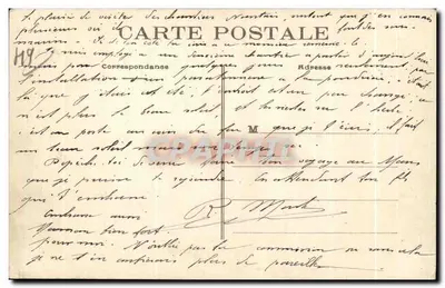 Champtoceaux (M.-et-L.) — A Entrada do Castelo (século XV) — Histo-type Vassellier, Nantes — Verso