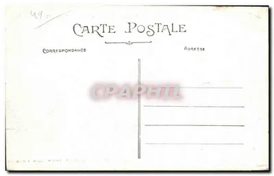 Champtoceaux (M.-et-L.) — Ruínas do Priorado perto do Castelo — Coleção F. Chapeau, Nantes - 2º milênio — Verso