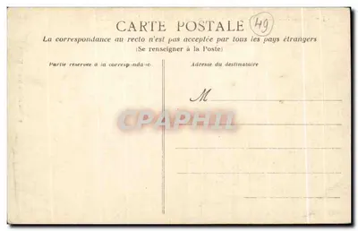 Champtoceaux (M.-et-L.) — Vista sobre a Loire, tomada da Corniche — Édition Artaud-Nozais, Nantes — Verso