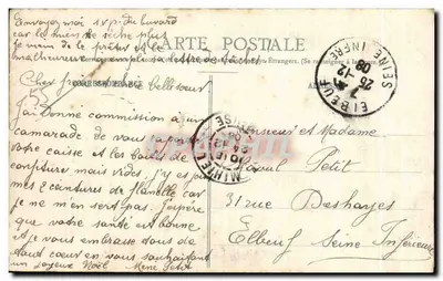 Saint-Mihiel - As Casernas de Artilharia — Editor: Libihel, número de série não visível — Verso
