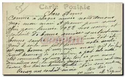 Verdun — Bairro à beira do rio Meuse que sofreu com os bombardeios de obus de fogo — Viso Paris N° 880 — Verso