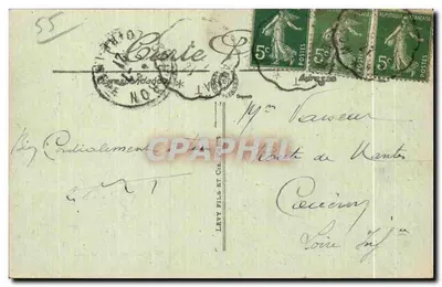 As Ruínas da Grande Guerra — Forte de Tavannes — As Casemates — Env. de Verdun — Visé Paris n°547 — Verso