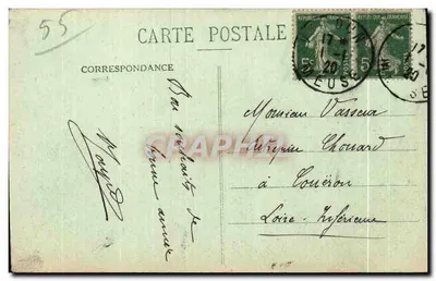 Verdun-sur-Meuse — The Fort of Souville — M. C. — Back