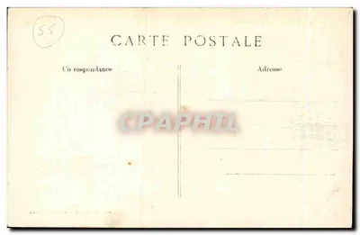 Verdun — Mess Militaire — Editor Paul Garon, n° 55 — Verso