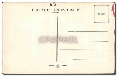 Verdun — Cmentarz Wojskowy Faubourg Pavé, najważniejszy w regionie — W centrum, Grobowiec Siedmiu Nieznanych Żołnierzy — Wydawnictwo HG Verdun — Rewers
