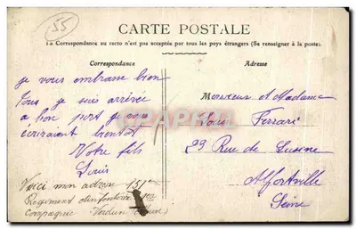 Verdun — Ogólny widok — Departament Meuse — Rewers