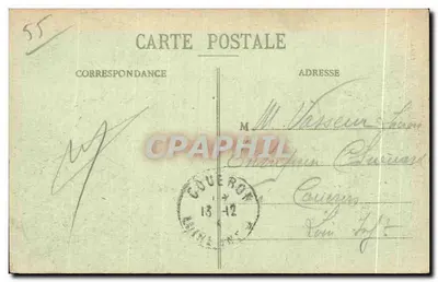 Verdun - Begraafplaats Bévaux — Uitgave Raoulet — Achterkant