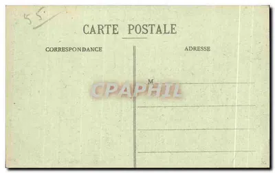 Verdun - Fort de Vaux — widok z flagą i kolejką — wydawca Cabrique-Itaile — Rewers
