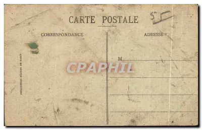 Auzéville - Maison dite "La Caserne" — éditeur Visé Paris — Verso