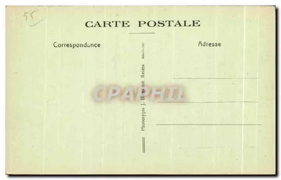 Gormicy — Cemitério Militar da Estrada 44 — Fototipia J. Bienne mé Reims — Verso