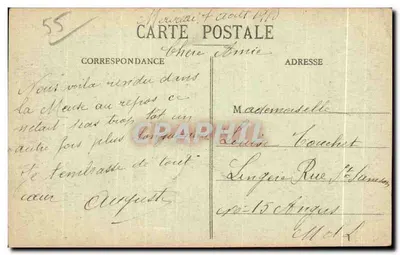 Neuville-sur-Orrne — Le Monlin — Bitwa na Marne (6–12 września 1914) — Rewers