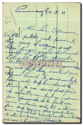 Commercy - Plac Hotele Miasta i Pomnik — C. Dor i A. Thomas, wydawcy - Bachelart, fotografia — Rewers