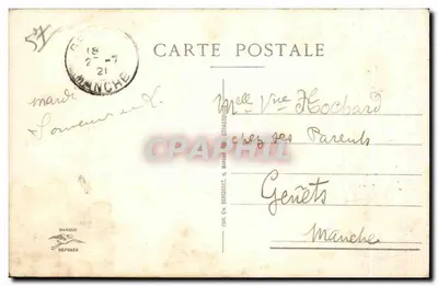 Metz - O Cavalo da Esplanada e o Palácio de Justiça — Editor Ch. Bergeret, n°48 — Verso