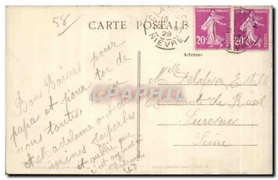 Clamecy — Igreja N.-D. de Belém — O Coro e Capelas Laterais — E. Goulet, livreiro-editor, Clamecy — Verso