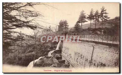 Lormes - Barragem e Cachoeira — editor A. Breger Frères, n° 38