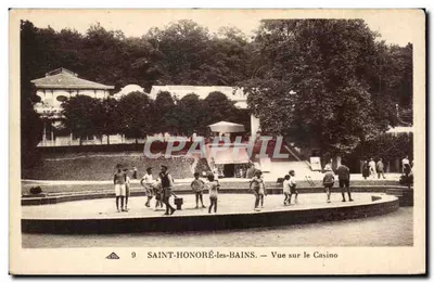 SAINT-HONORÉ-les-BAINS — Vista sobre o Casino