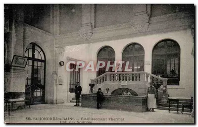 St-HONORÉ-les-BAINS — Estabelecimento Termal — Salão das Fontes — n°333