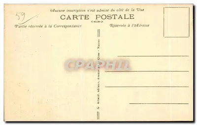 Cambrai — Vista panorâmica — G. Artaud, editor — Verso