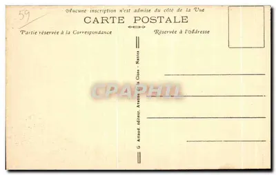 Cambrai — O Colégio Notre-Dame — G. Arnaud, editor, Nantes — Verso