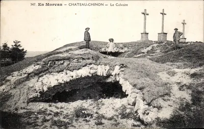 Em Morvan — Château-Chinon — O Calvário — Typie Éditeur, n° 347