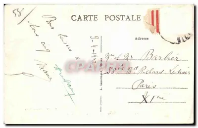 Alliègné-Cosne (Nièvre) — Zamek Insèches — n°101 — Rewers