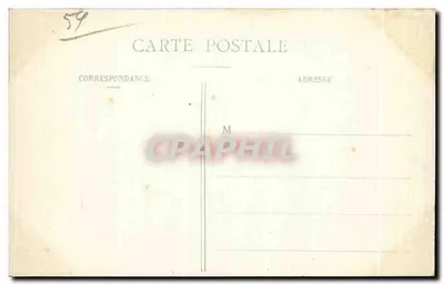 Antiga Abadia de Saint-Amand (Norte) — gravura histórica — Gouy, livreiro em Thiers — Verso