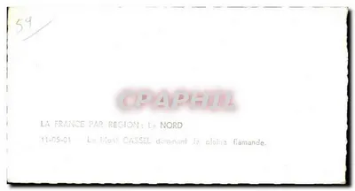 Le Mont Cassel — dominant la plaine flamande — Éditeur LAPIE, n°59 — Rewers