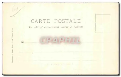 Beauvais — L'Hotel-de-Ville — Fototipia A. Berger, Parigi — Verso