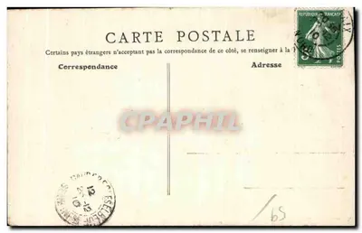 Roubaix (Nord) — Pomnik Nadauda, Poeta z Roubaix — B.F. Paris, n°124 — Rewers