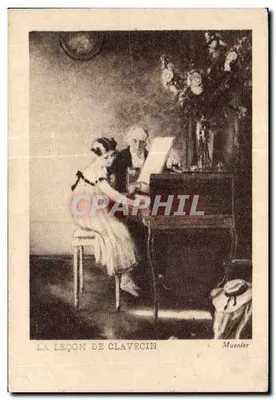 Die Klavierspielstunde — Muenier