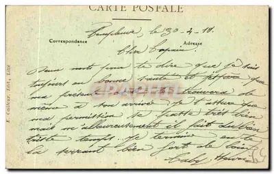 LILLE — Uniwersytet (Widok ogółem) — E. C. — Rewers