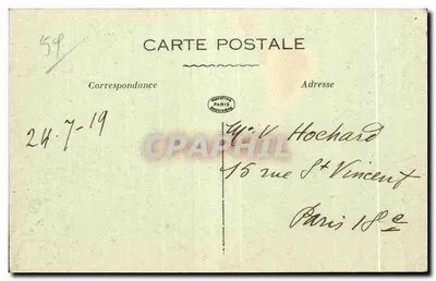 LILLE — Rue Faidherbe, a Bolsa e o Teatro — Fototipia Paris Moderne — Verso